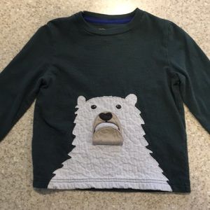 EUC Mini Boden Polar Bear long sleeve shirt, 2-3Y